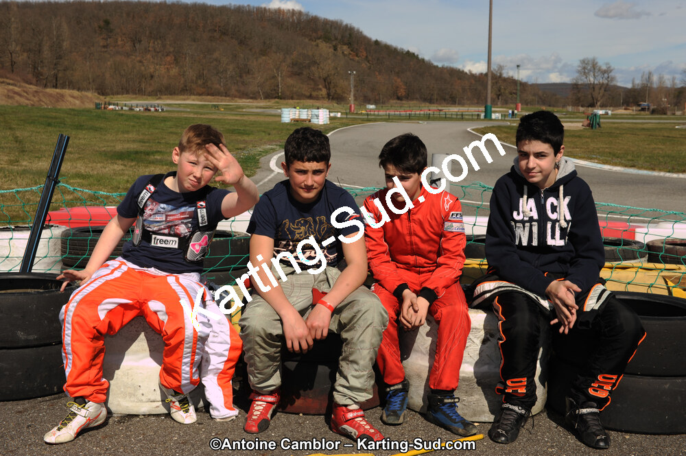 10/03/2013 : 1ère manche du Trophée Vincent Sanchez à Lavelanet (Photos Antoine Camblor) 2013 — karting