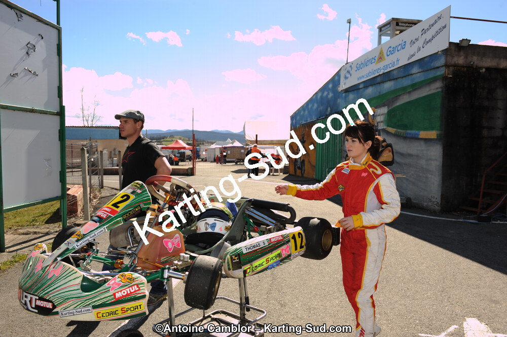 10/03/2013 : 1ère manche du Trophée Vincent Sanchez à Lavelanet (Photos Antoine Camblor) 2013 — karting
