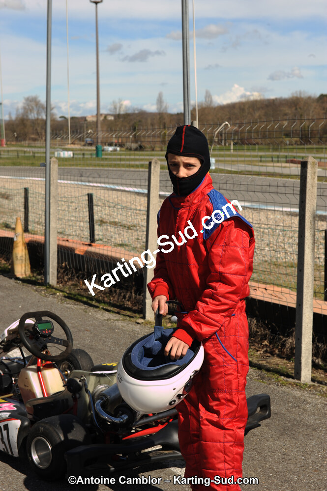 10/03/2013 : 1ère manche du Trophée Vincent Sanchez à Lavelanet (Photos Antoine Camblor) 2013 — karting