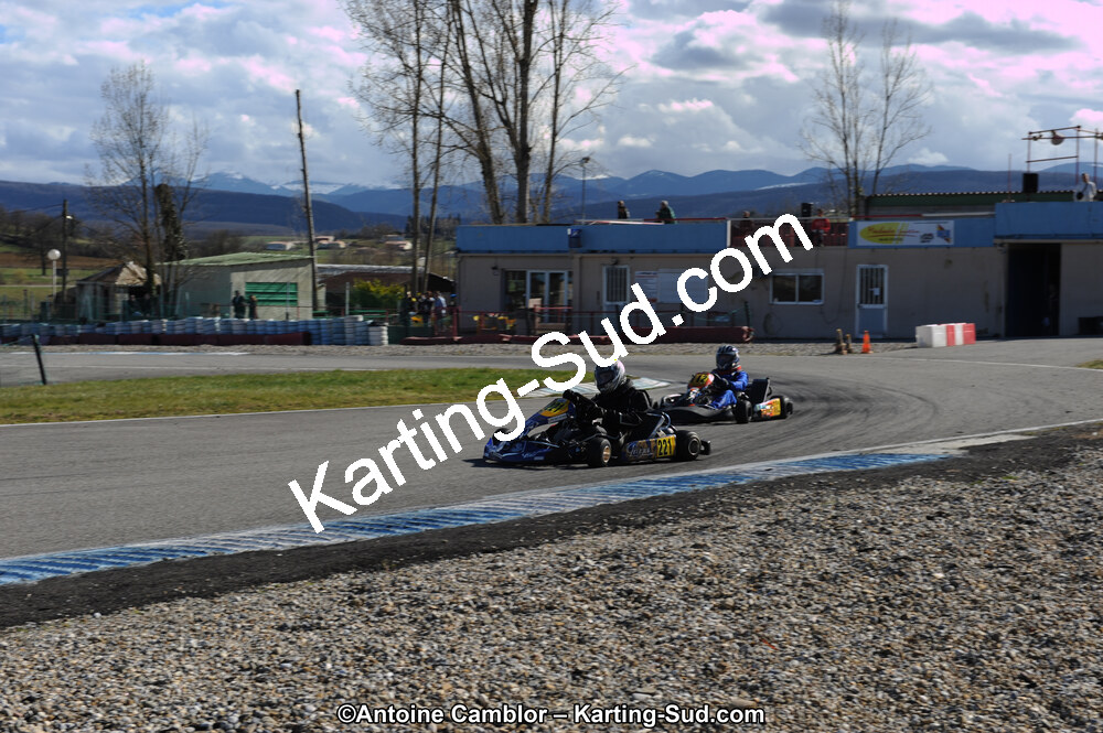 10/03/2013 : 1ère manche du Trophée Vincent Sanchez à Lavelanet (Photos Antoine Camblor) 2013 — karting