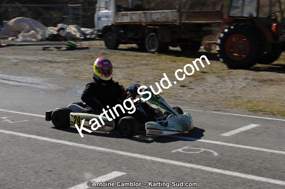10/03/2013 : 1ère manche du Trophée Vincent Sanchez à Lavelanet (Photos Antoine Camblor) 2013 — karting