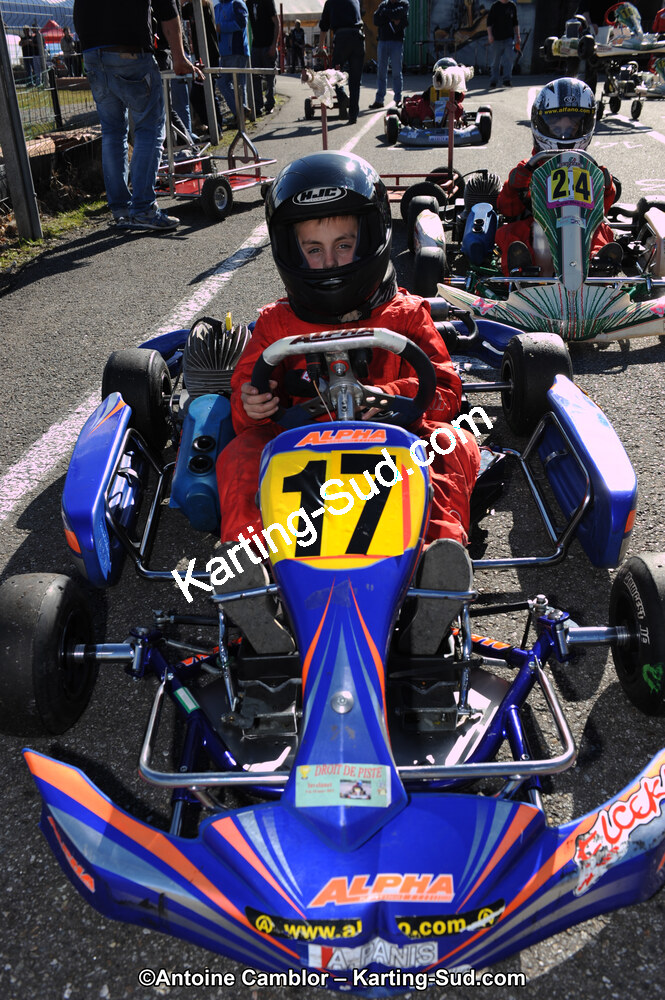 10/03/2013 : 1ère manche du Trophée Vincent Sanchez à Lavelanet (Photos Antoine Camblor) 2013 — karting