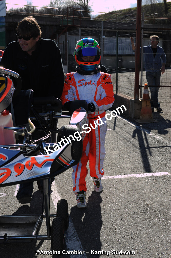 10/03/2013 : 1ère manche du Trophée Vincent Sanchez à Lavelanet (Photos Antoine Camblor) 2013 — karting