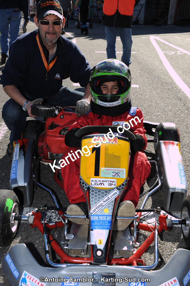 10/03/2013 : 1ère manche du Trophée Vincent Sanchez à Lavelanet (Photos Antoine Camblor) 2013 — karting