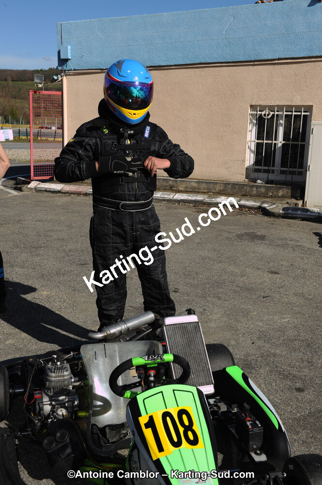 10/03/2013 : 1ère manche du Trophée Vincent Sanchez à Lavelanet (Photos Antoine Camblor) 2013 — karting