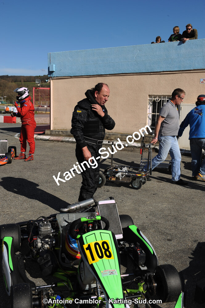 10/03/2013 : 1ère manche du Trophée Vincent Sanchez à Lavelanet (Photos Antoine Camblor) 2013 — karting