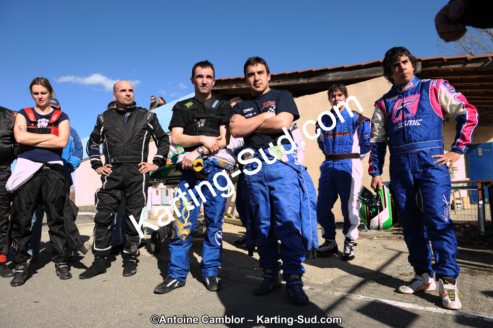 10/03/2013 : 1ère manche du Trophée Vincent Sanchez à Lavelanet (Photos Antoine Camblor) 2013 — karting