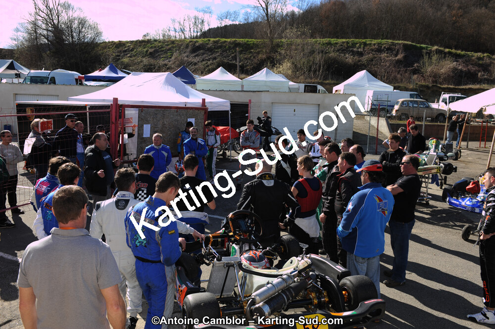 10/03/2013 : 1ère manche du Trophée Vincent Sanchez à Lavelanet (Photos Antoine Camblor) 2013 — karting