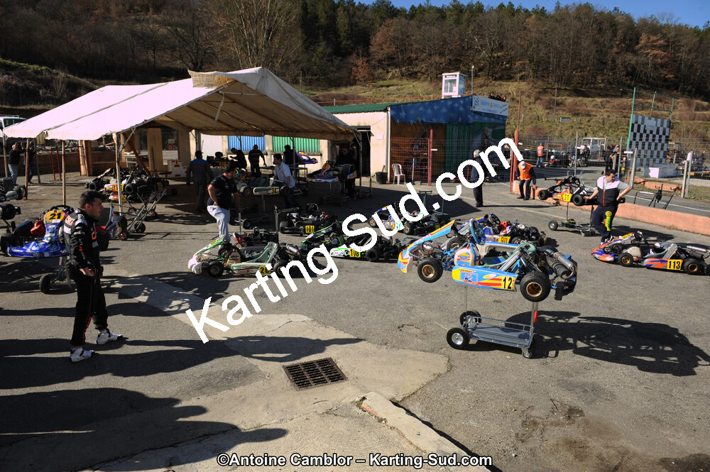 10/03/2013 : 1ère manche du Trophée Vincent Sanchez à Lavelanet (Photos Antoine Camblor) 2013 — karting