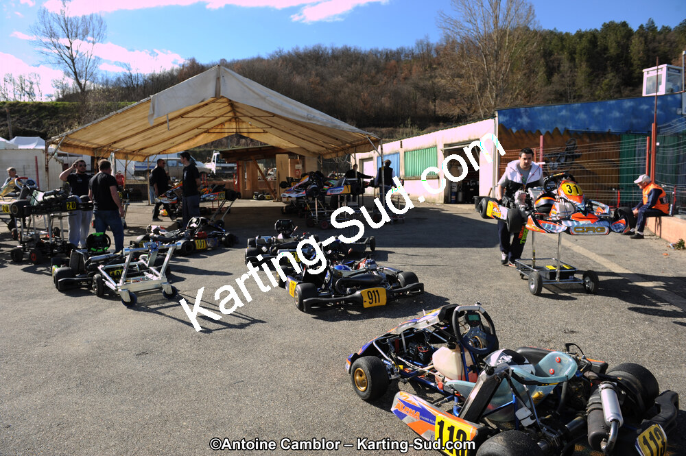 10/03/2013 : 1ère manche du Trophée Vincent Sanchez à Lavelanet (Photos Antoine Camblor) 2013 — karting