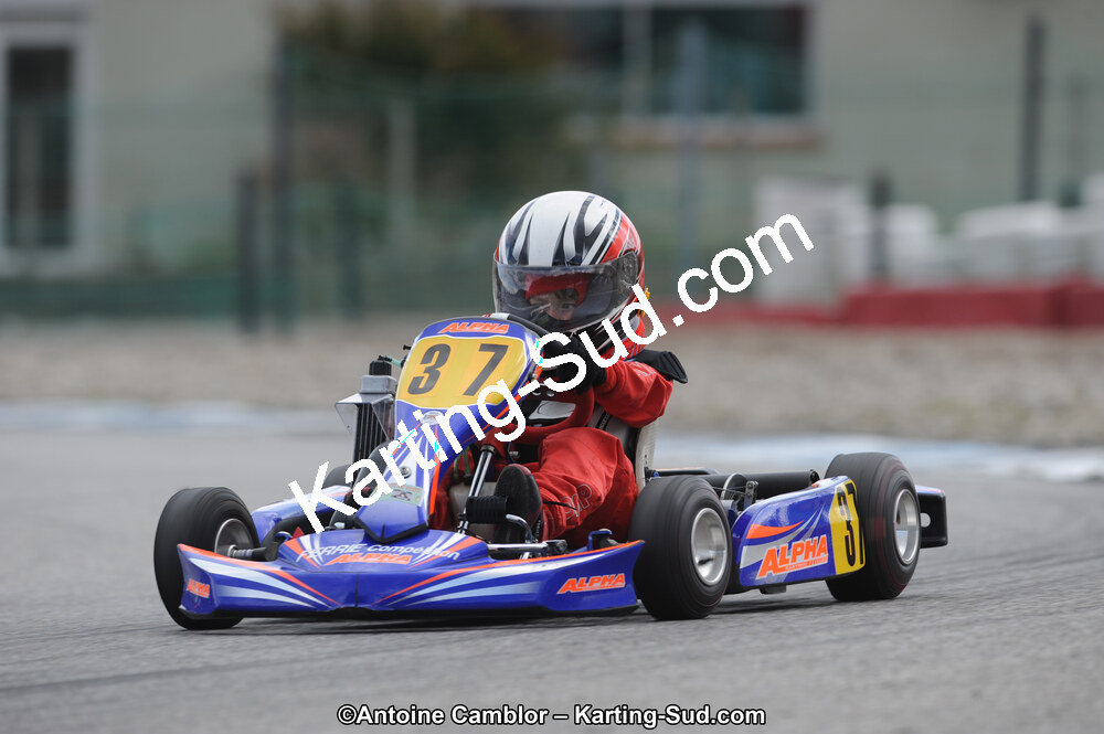 10/03/2013 : 1ère manche du Trophée Vincent Sanchez à Lavelanet (Photos Antoine Camblor) 2013 — karting