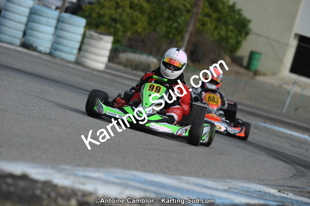 10/03/2013 : 1ère manche du Trophée Vincent Sanchez à Lavelanet (Photos Antoine Camblor) 2013 — karting