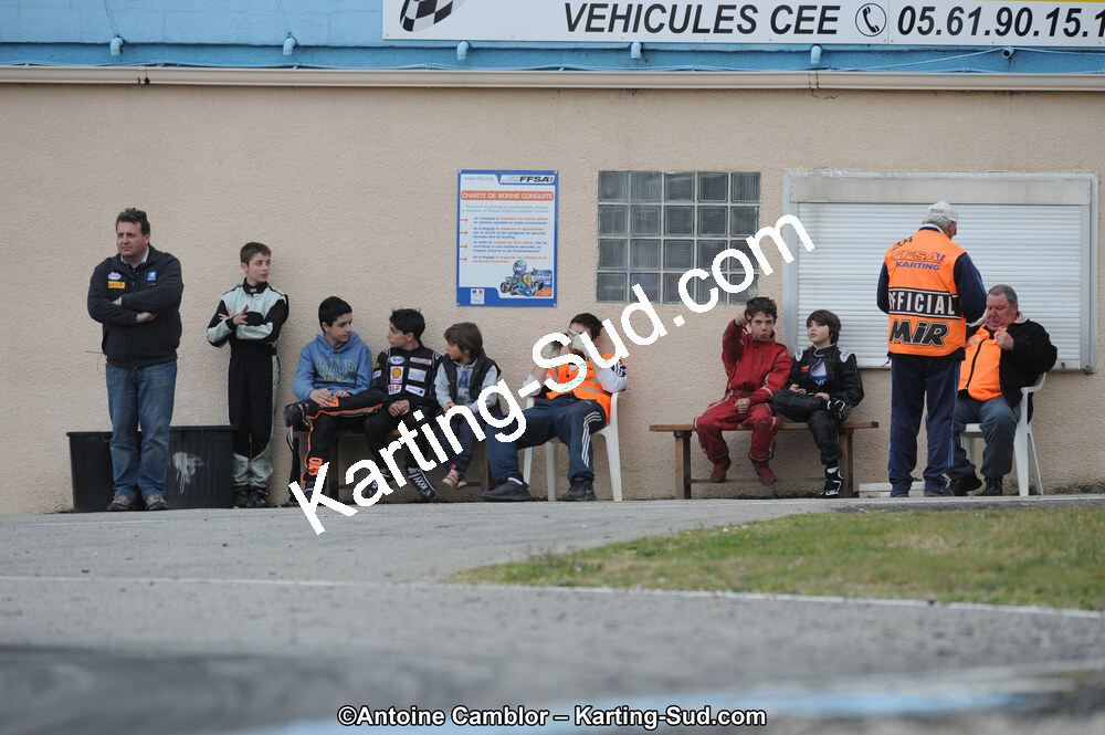10/03/2013 : 1ère manche du Trophée Vincent Sanchez à Lavelanet (Photos Antoine Camblor) 2013 — karting