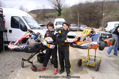Charles PETIT, Steven SERVANT — 24/03/2013 : 1ère manche du Championnat du Sud 2013 à Lavelanet (Photos Stéphane Agnus) 2013 — karting