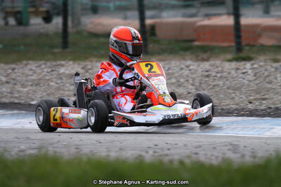 Enzo JOULIE — 24/03/2013 : 1ère manche du Championnat du Sud 2013 à Lavelanet (Photos Stéphane Agnus) 2013 — karting