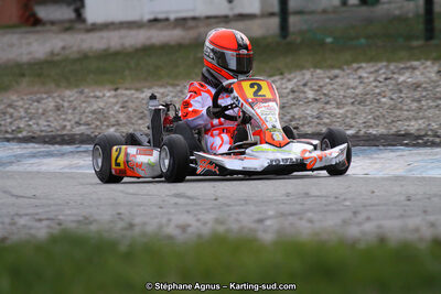 Enzo JOULIE — 24/03/2013 : 1ère manche du Championnat du Sud 2013 à Lavelanet (Photos Stéphane Agnus) 2013 — karting