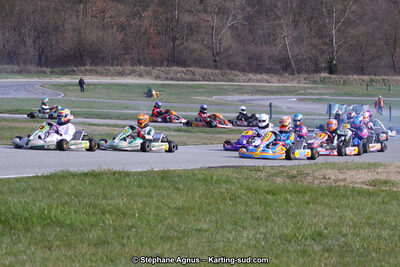 24/03/2013 : 1ère manche du Championnat du Sud 2013 à Lavelanet (Photos Stéphane Agnus) 2013 — karting