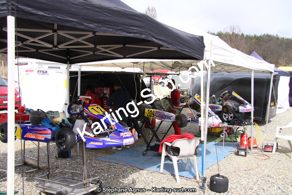 24/03/2013 : 1ère manche du Championnat du Sud 2013 à Lavelanet (Photos Stéphane Agnus) 2013 — karting