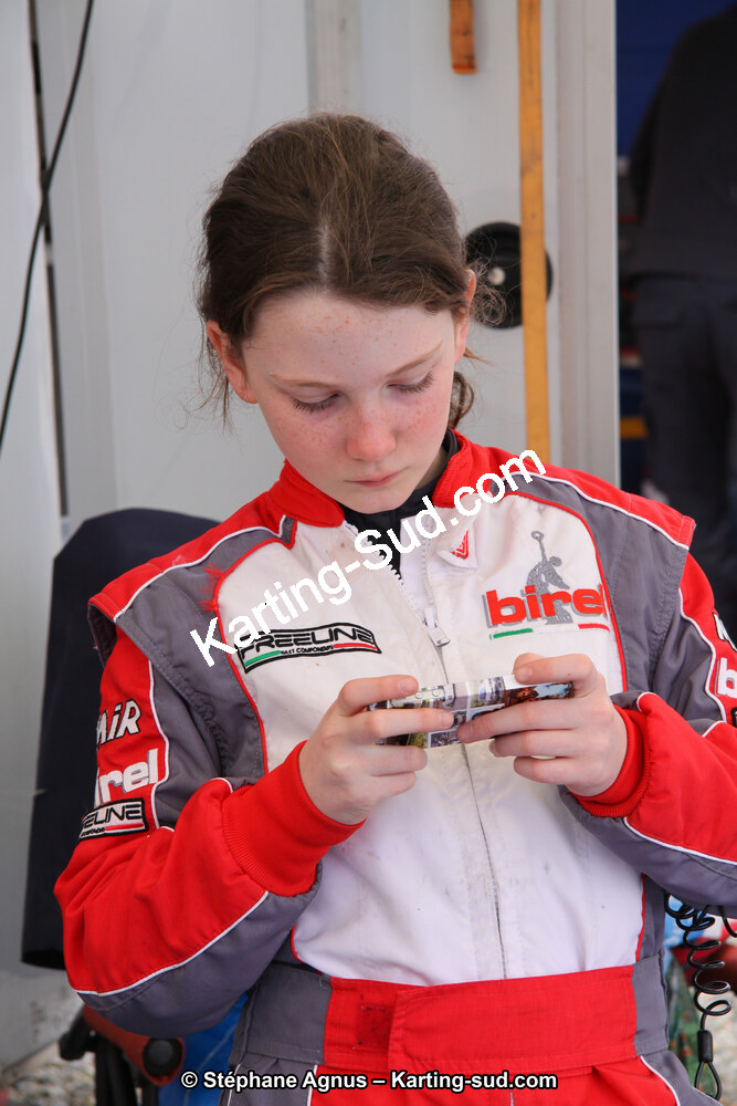 Ines POLI — 24/03/2013 : 1ère manche du Championnat du Sud 2013 à Lavelanet (Photos Stéphane Agnus) 2013 — karting