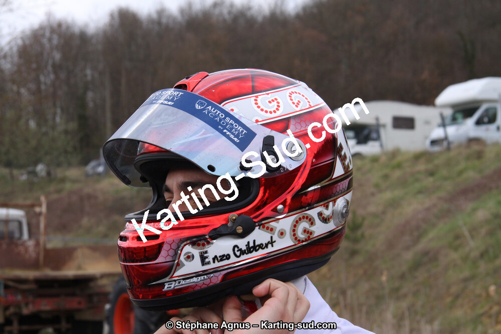 Enzo GUIBBERT — 24/03/2013 : 1ère manche du Championnat du Sud 2013 à Lavelanet (Photos Stéphane Agnus) 2013 — karting