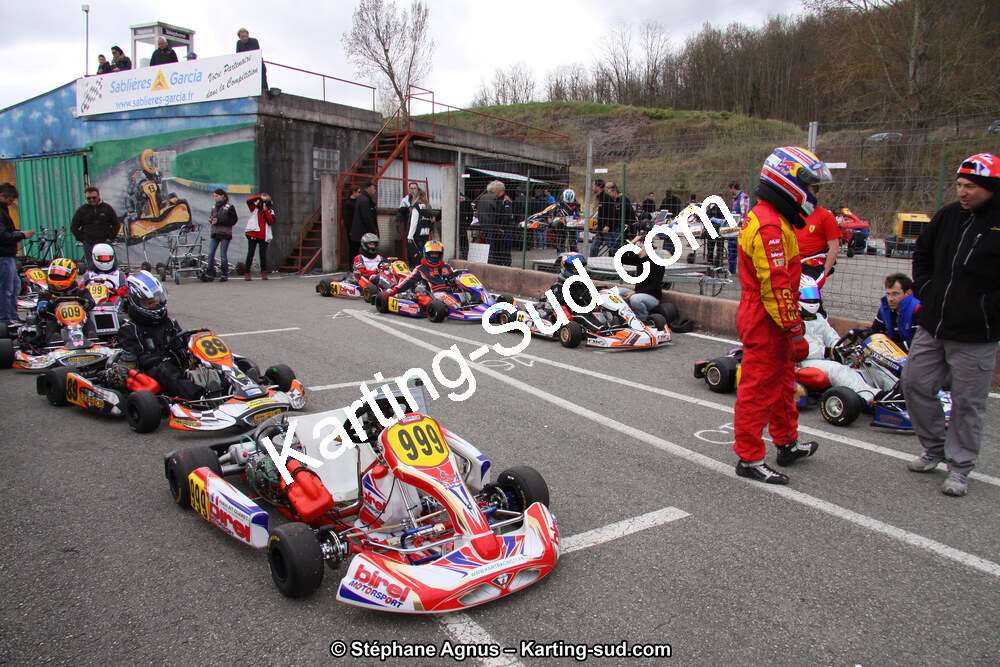 24/03/2013 : 1ère manche du Championnat du Sud 2013 à Lavelanet (Photos Stéphane Agnus) 2013 — karting