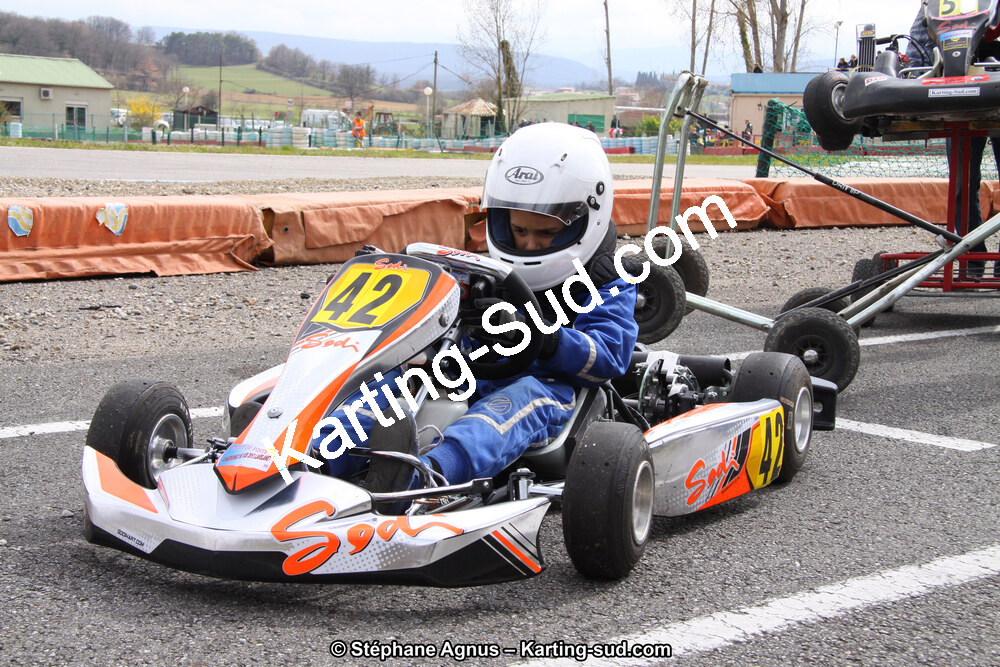 24/03/2013 : 1ère manche du Championnat du Sud 2013 à Lavelanet (Photos Stéphane Agnus) 2013 — karting