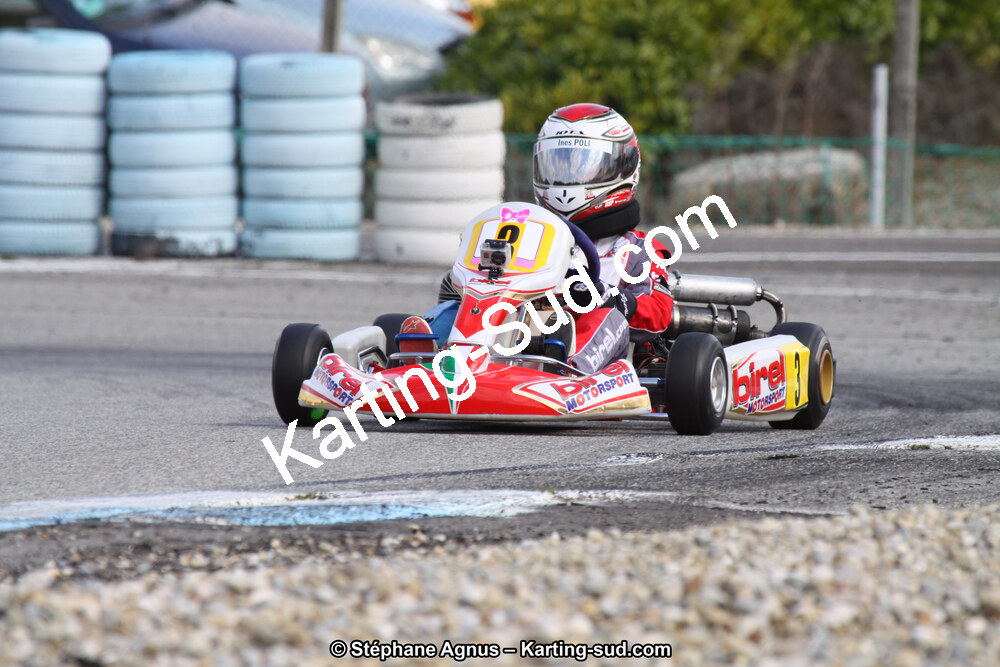 Ines POLI — 24/03/2013 : 1ère manche du Championnat du Sud 2013 à Lavelanet (Photos Stéphane Agnus) 2013 — karting