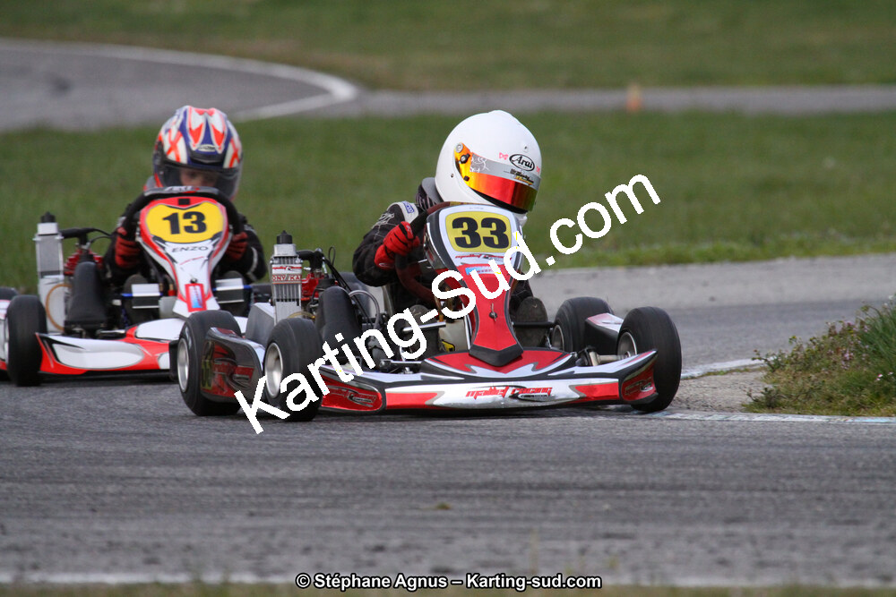 Evann MALLET — 24/03/2013 : 1ère manche du Championnat du Sud 2013 à Lavelanet (Photos Stéphane Agnus) 2013 — karting