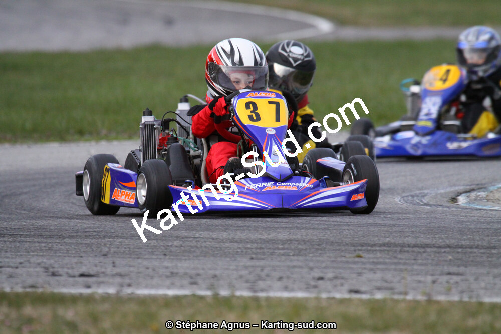 Mathieu FERRIE — 24/03/2013 : 1ère manche du Championnat du Sud 2013 à Lavelanet (Photos Stéphane Agnus) 2013 — karting