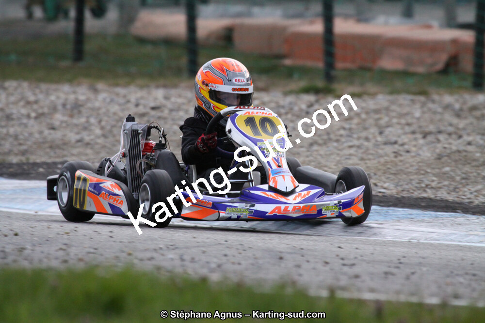 Loris CABIROU — 24/03/2013 : 1ère manche du Championnat du Sud 2013 à Lavelanet (Photos Stéphane Agnus) 2013 — karting