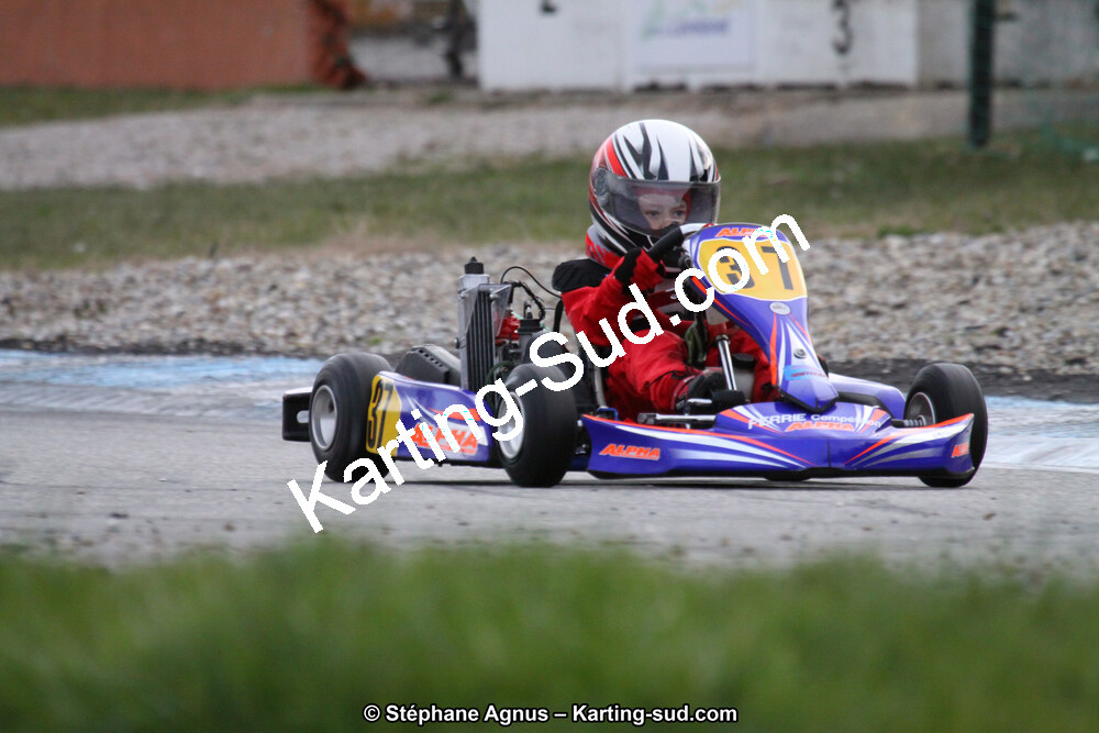 Mathieu FERRIE — 24/03/2013 : 1ère manche du Championnat du Sud 2013 à Lavelanet (Photos Stéphane Agnus) 2013 — karting