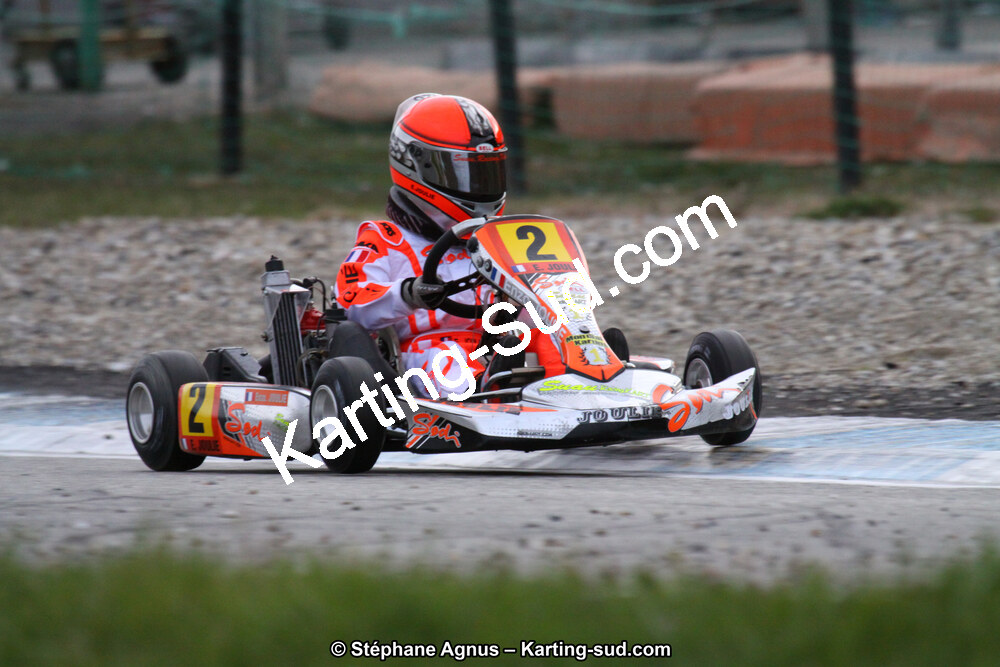 Enzo JOULIE — 24/03/2013 : 1ère manche du Championnat du Sud 2013 à Lavelanet (Photos Stéphane Agnus) 2013 — karting
