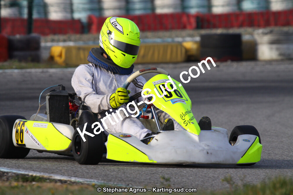 Léo FRANCHINI — 24/03/2013 : 1ère manche du Championnat du Sud 2013 à Lavelanet (Photos Stéphane Agnus) 2013 — karting