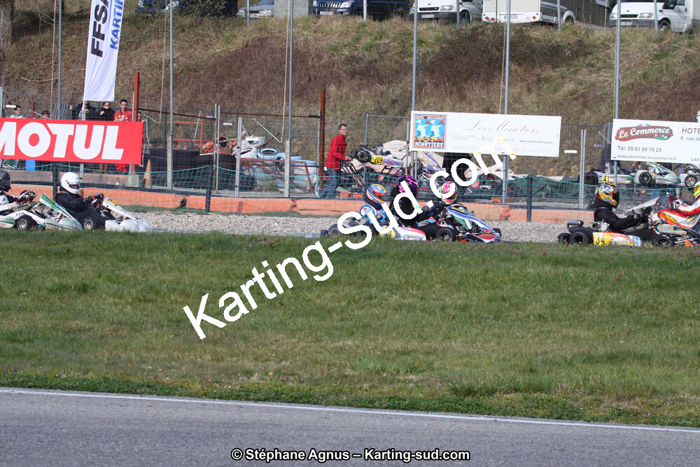 24/03/2013 : 1ère manche du Championnat du Sud 2013 à Lavelanet (Photos Stéphane Agnus) 2013 — karting