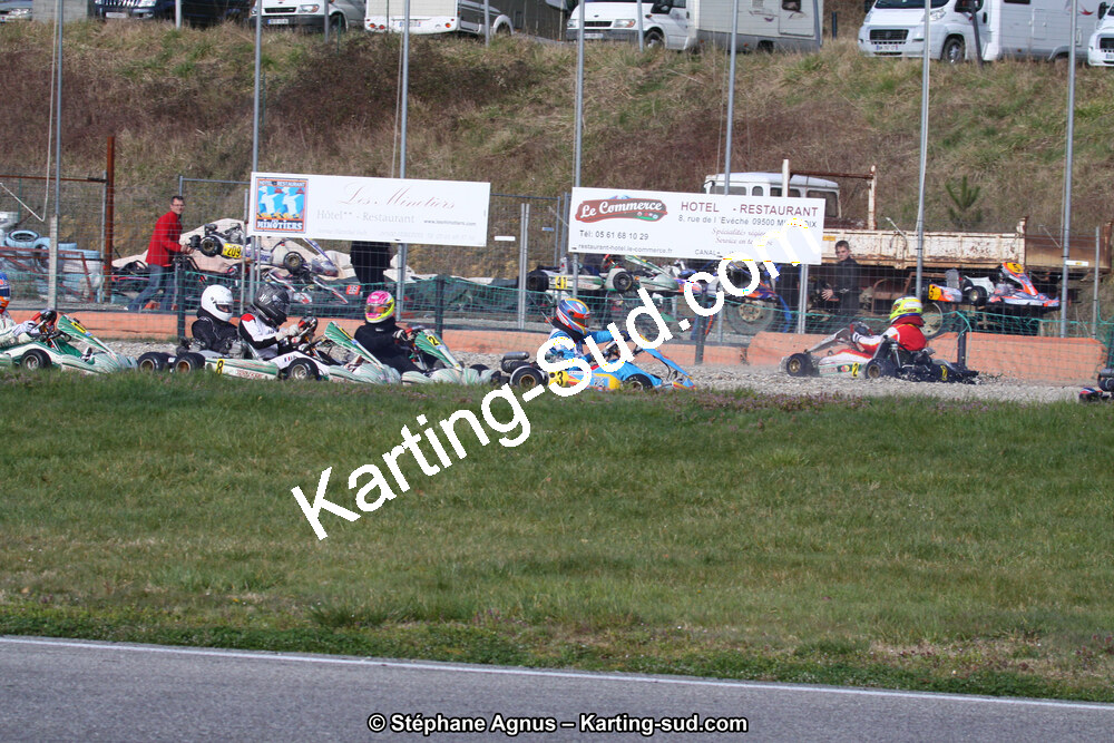 24/03/2013 : 1ère manche du Championnat du Sud 2013 à Lavelanet (Photos Stéphane Agnus) 2013 — karting