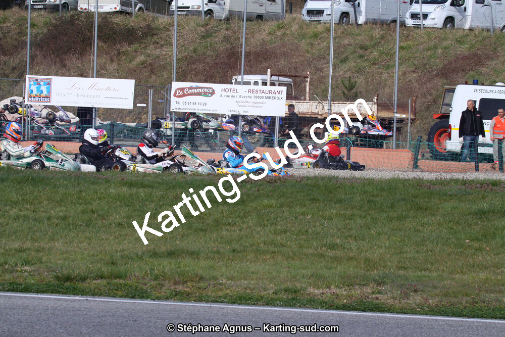 24/03/2013 : 1ère manche du Championnat du Sud 2013 à Lavelanet (Photos Stéphane Agnus) 2013 — karting