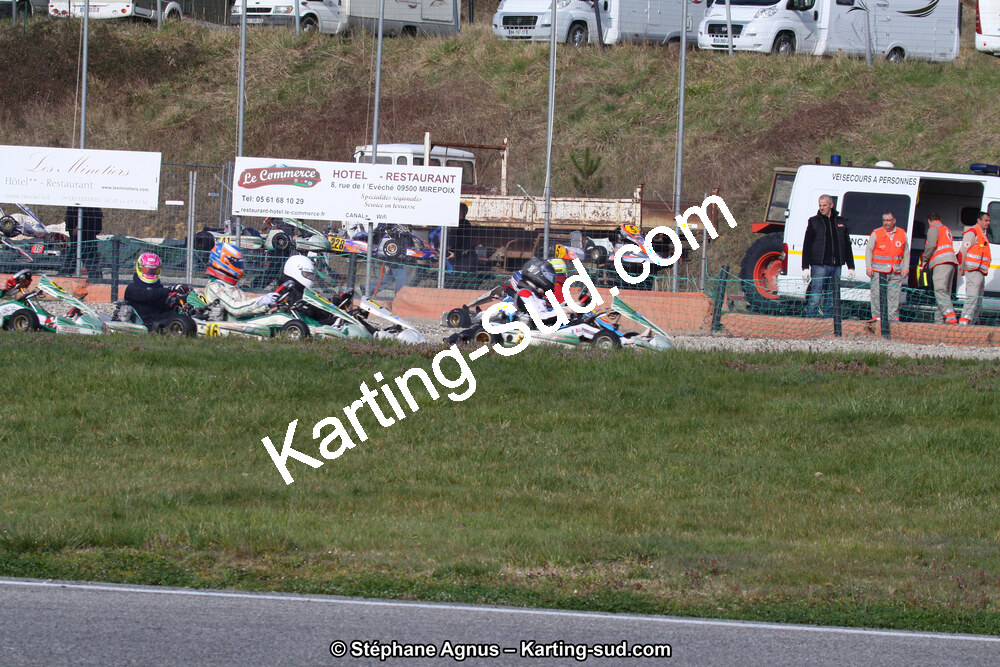 24/03/2013 : 1ère manche du Championnat du Sud 2013 à Lavelanet (Photos Stéphane Agnus) 2013 — karting