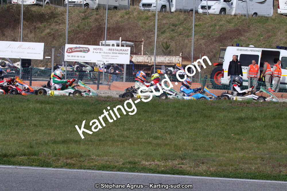 24/03/2013 : 1ère manche du Championnat du Sud 2013 à Lavelanet (Photos Stéphane Agnus) 2013 — karting