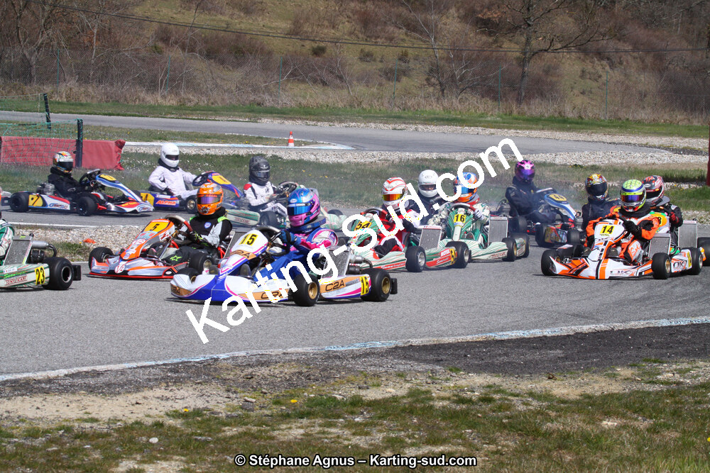 24/03/2013 : 1ère manche du Championnat du Sud 2013 à Lavelanet (Photos Stéphane Agnus) 2013 — karting