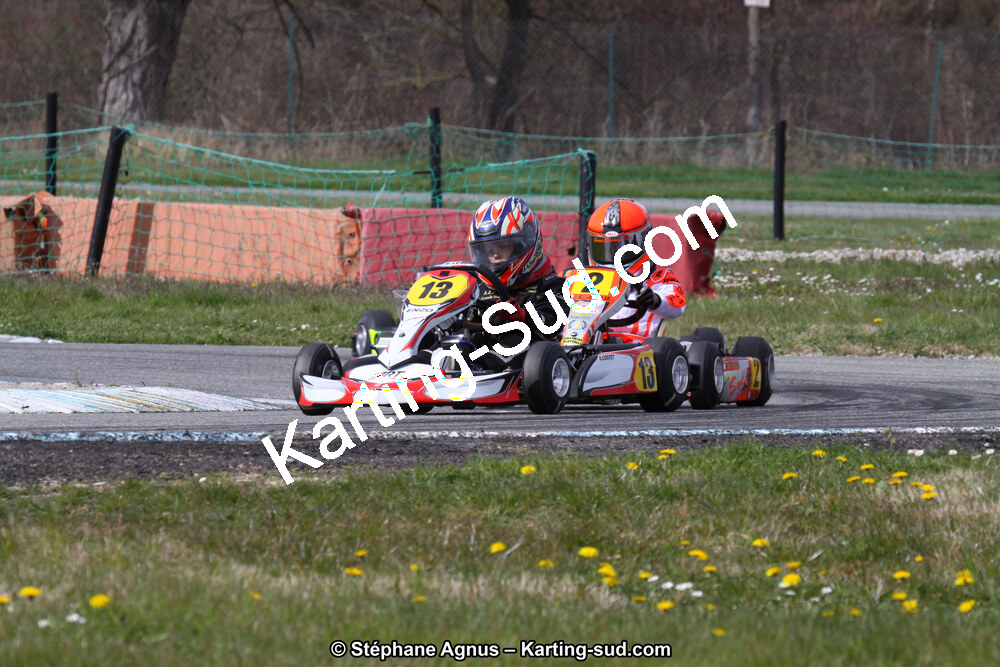 24/03/2013 : 1ère manche du Championnat du Sud 2013 à Lavelanet (Photos Stéphane Agnus) 2013 — karting