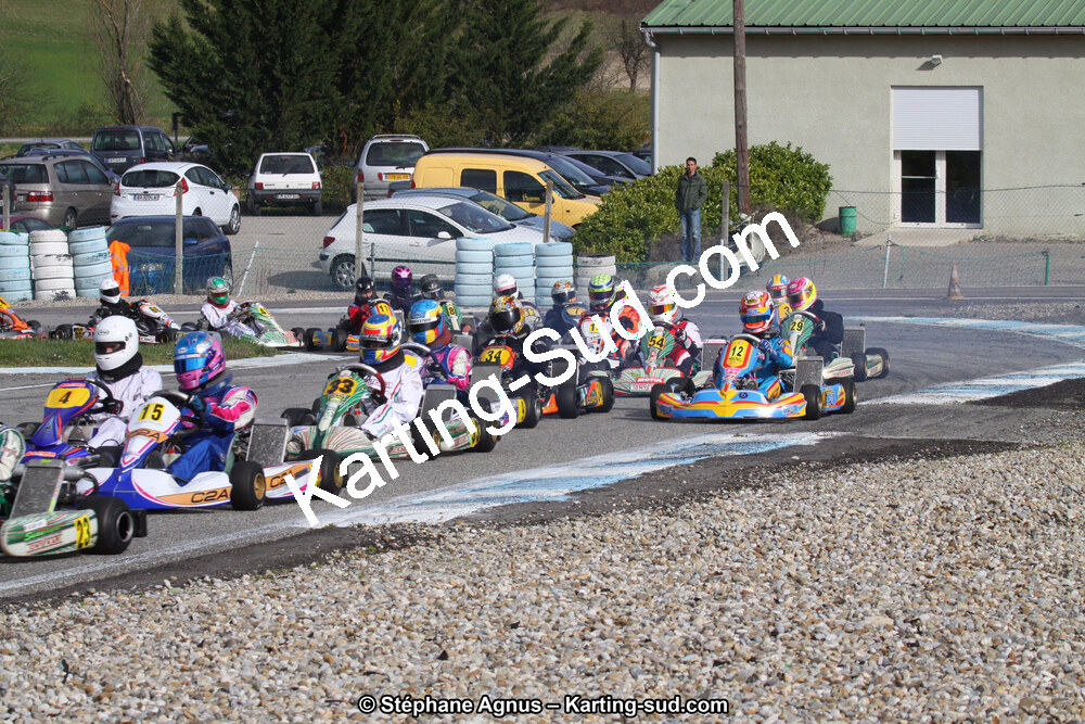 24/03/2013 : 1ère manche du Championnat du Sud 2013 à Lavelanet (Photos Stéphane Agnus) 2013 — karting