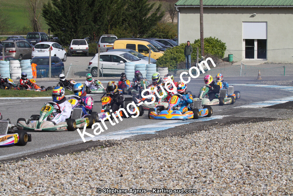 24/03/2013 : 1ère manche du Championnat du Sud 2013 à Lavelanet (Photos Stéphane Agnus) 2013 — karting