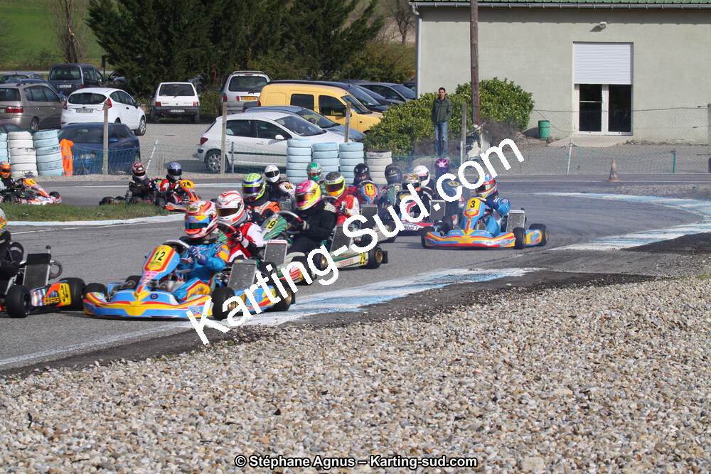 24/03/2013 : 1ère manche du Championnat du Sud 2013 à Lavelanet (Photos Stéphane Agnus) 2013 — karting