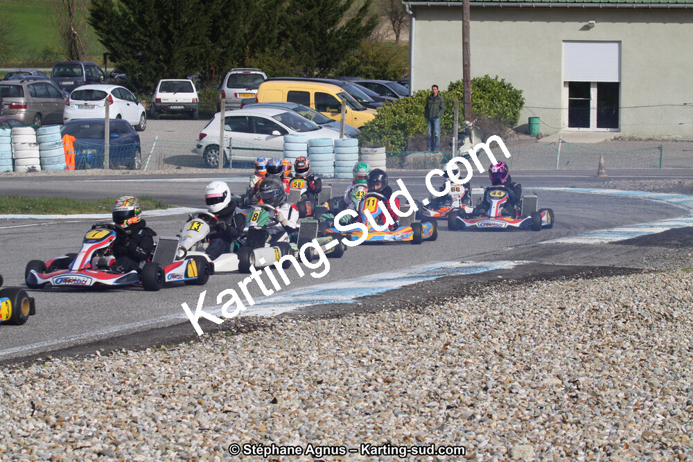 24/03/2013 : 1ère manche du Championnat du Sud 2013 à Lavelanet (Photos Stéphane Agnus) 2013 — karting