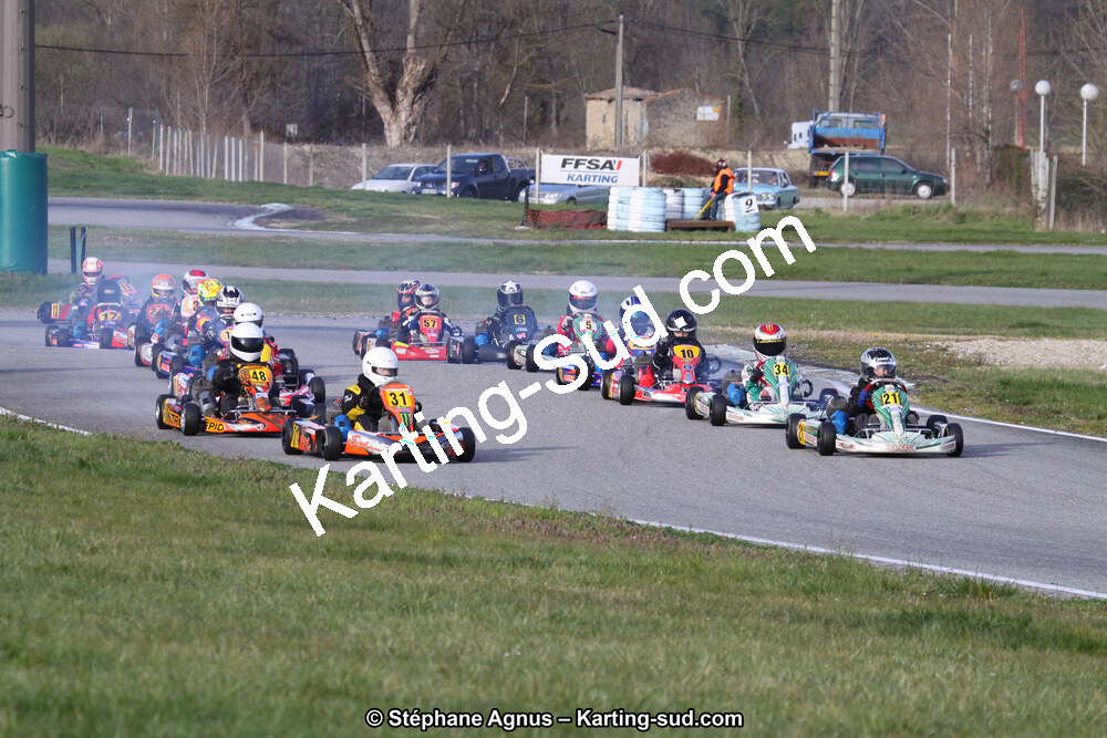 24/03/2013 : 1ère manche du Championnat du Sud 2013 à Lavelanet (Photos Stéphane Agnus) 2013 — karting