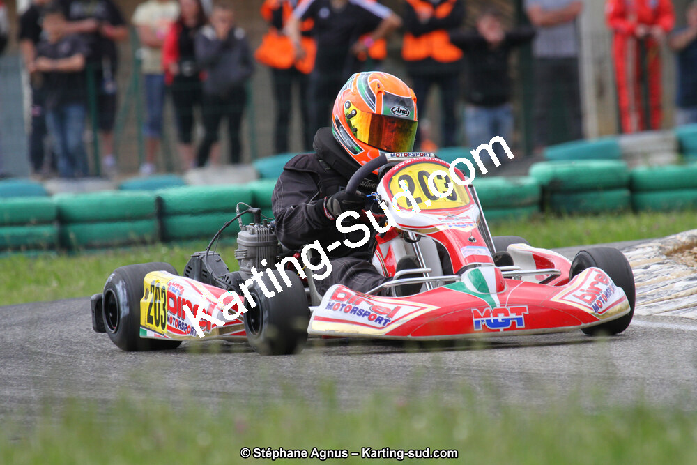 Flavian SOGUEL — 02/06/2013 : 4ème manche du Championnat du Sud 2013 à Alès (Photos Stéphane Agnus) 2013 — karting