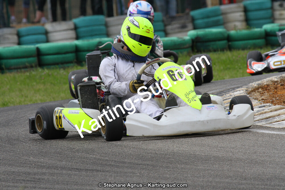 Léo FRANCHINI — 02/06/2013 : 4ème manche du Championnat du Sud 2013 à Alès (Photos Stéphane Agnus) 2013 — karting