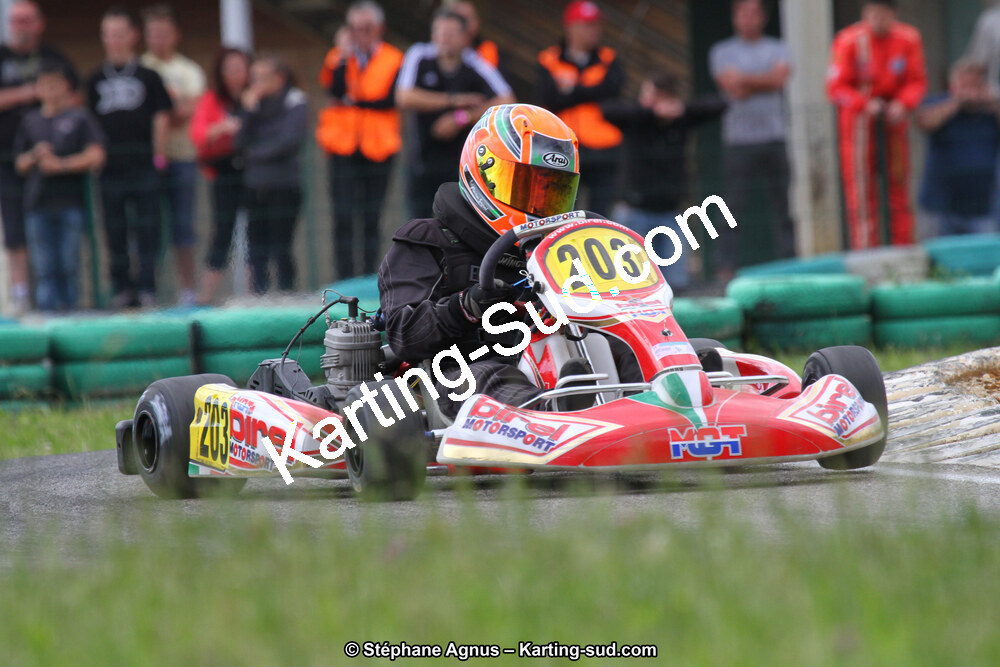 Flavian SOGUEL — 02/06/2013 : 4ème manche du Championnat du Sud 2013 à Alès (Photos Stéphane Agnus) 2013 — karting