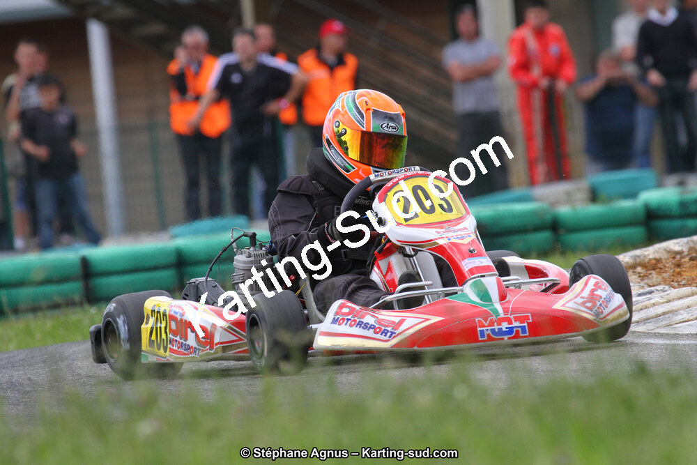 Flavian SOGUEL — 02/06/2013 : 4ème manche du Championnat du Sud 2013 à Alès (Photos Stéphane Agnus) 2013 — karting