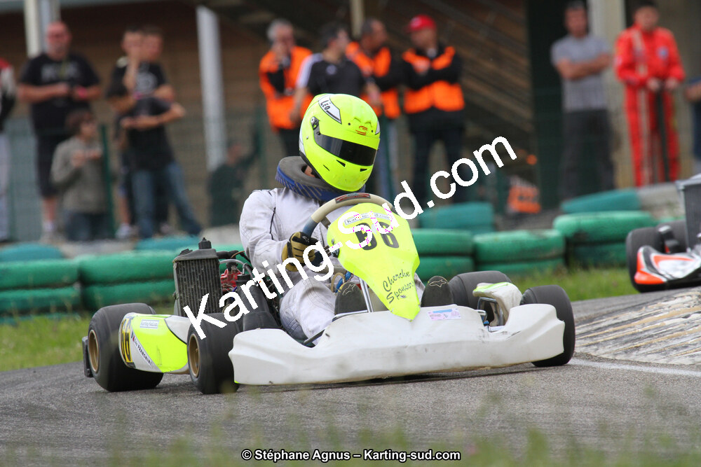 Léo FRANCHINI — 02/06/2013 : 4ème manche du Championnat du Sud 2013 à Alès (Photos Stéphane Agnus) 2013 — karting